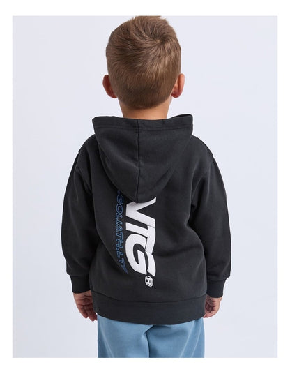 Challenger Hoodie (3-7 Years) in Black