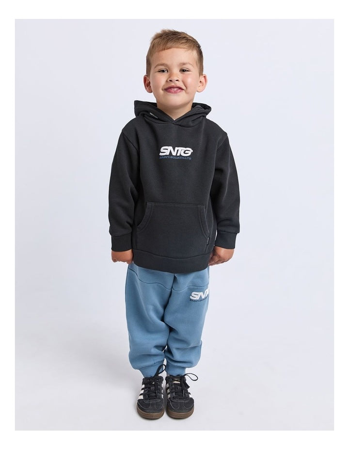 Challenger Hoodie (3-7 Years) in Black
