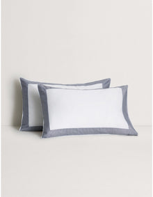 REFRAMED PILLOWCASE PAIR IN MIDNIGHT