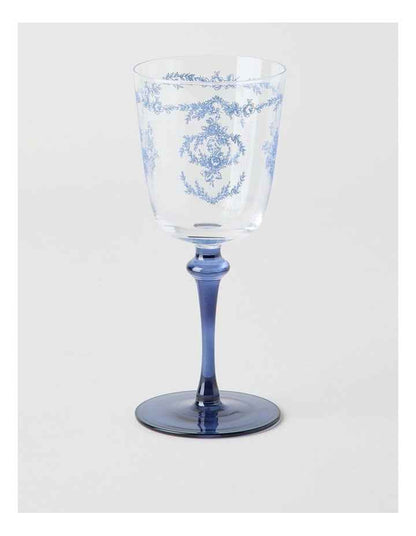 Mazarine Wine Glass 320ml Set of 4 in Blue