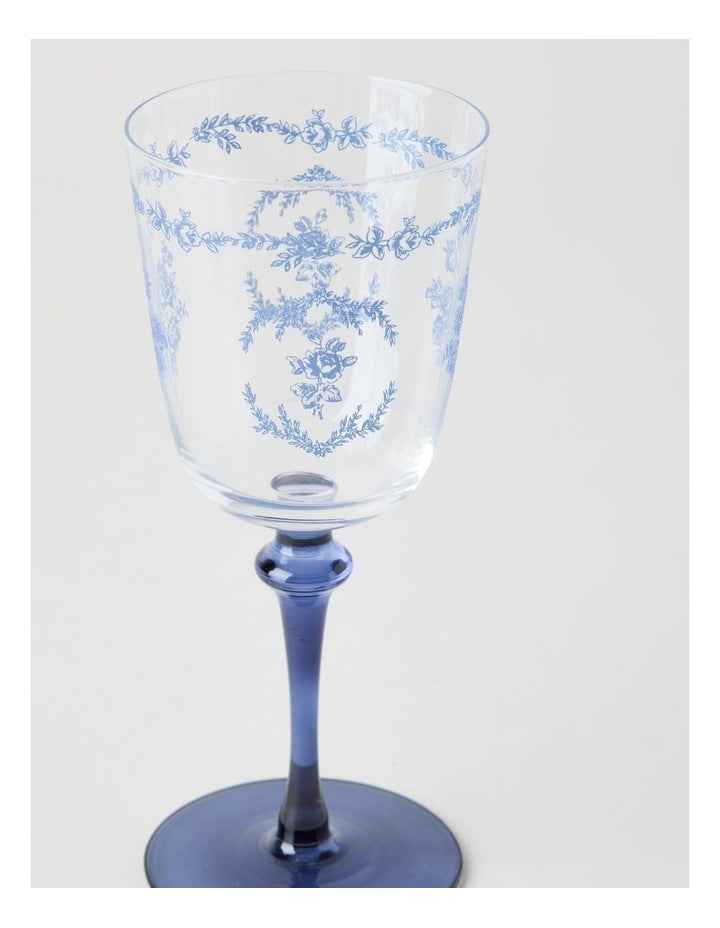 Mazarine Wine Glass 320ml Set of 4 in Blue