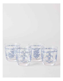 Mazarine Tumbler 250ml Set of 4 in Blue