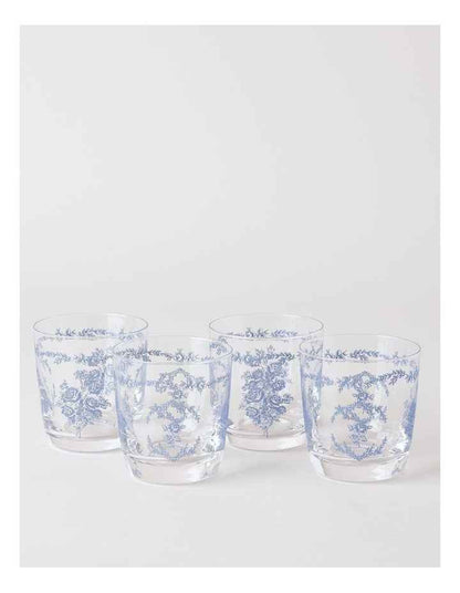 Mazarine Tumbler 250ml Set of 4 in Blue