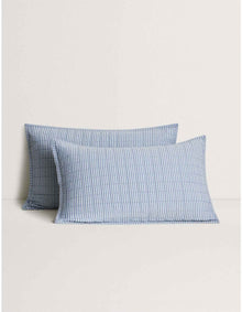 REILLY STRIPE PILLOWCASE SHAM IN CHAMBRAY