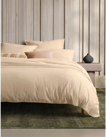 REILLY DOUBLE QUILT COVER SET IN NATURAL