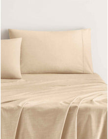 REILLY KING SINGLE SHEET SET IN NATURAL