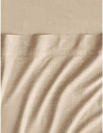 REILLY KING SINGLE SHEET SET IN NATURAL
