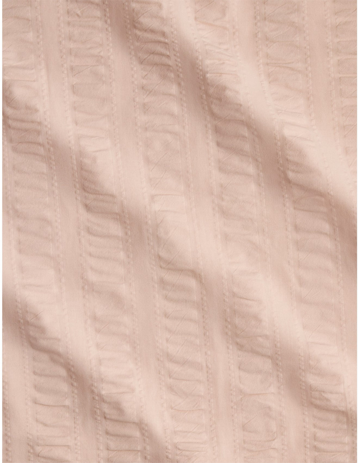 TEXTURES SEERSUCKER STRIPE QUILT COVER SET IN PINK SALT