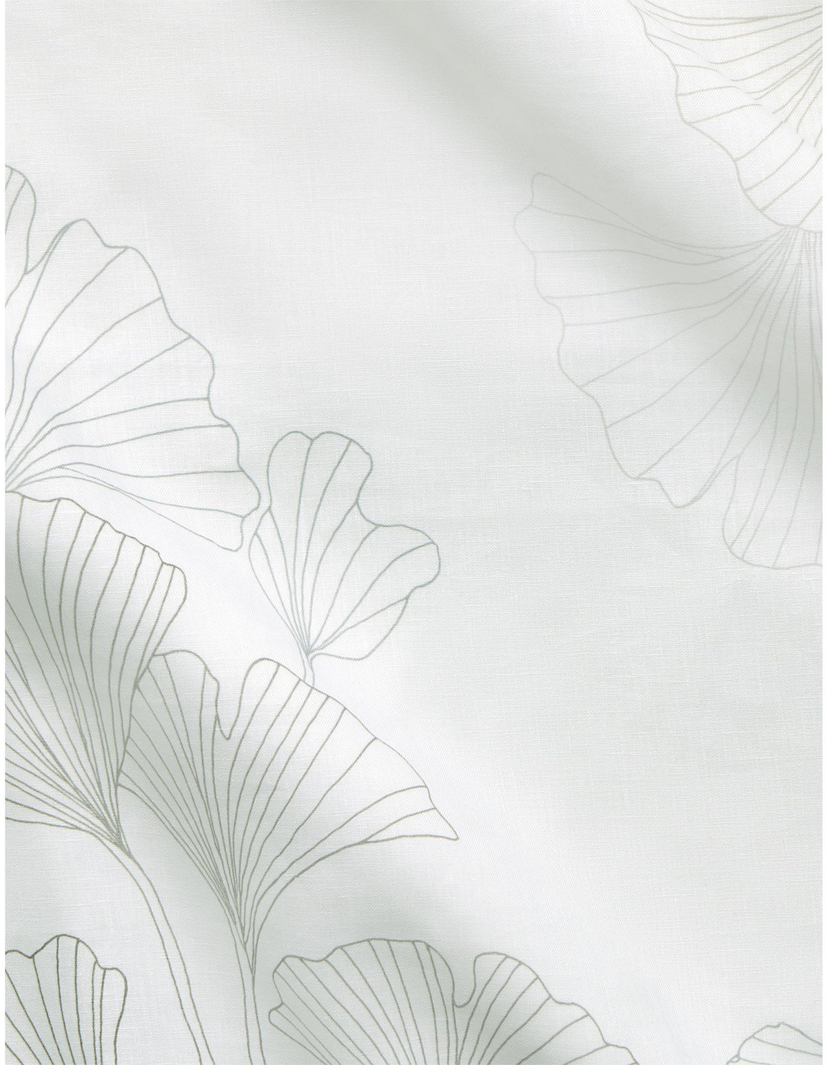 ABBOTSON GINGKO ONE SIZE FLAT SHEET IN WHITE