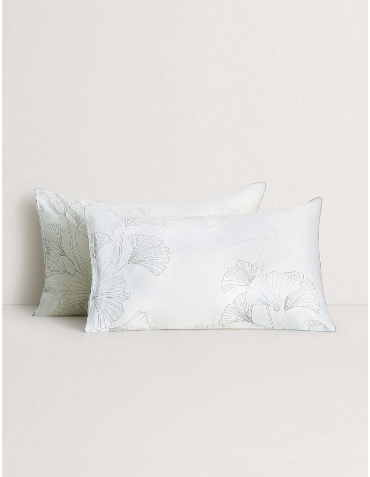ABBOTSON GINGKO ONE SIZE FLAT SHEET IN WHITE