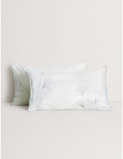 ABBOTSON GINGKO ONE SIZE FLAT SHEET IN WHITE