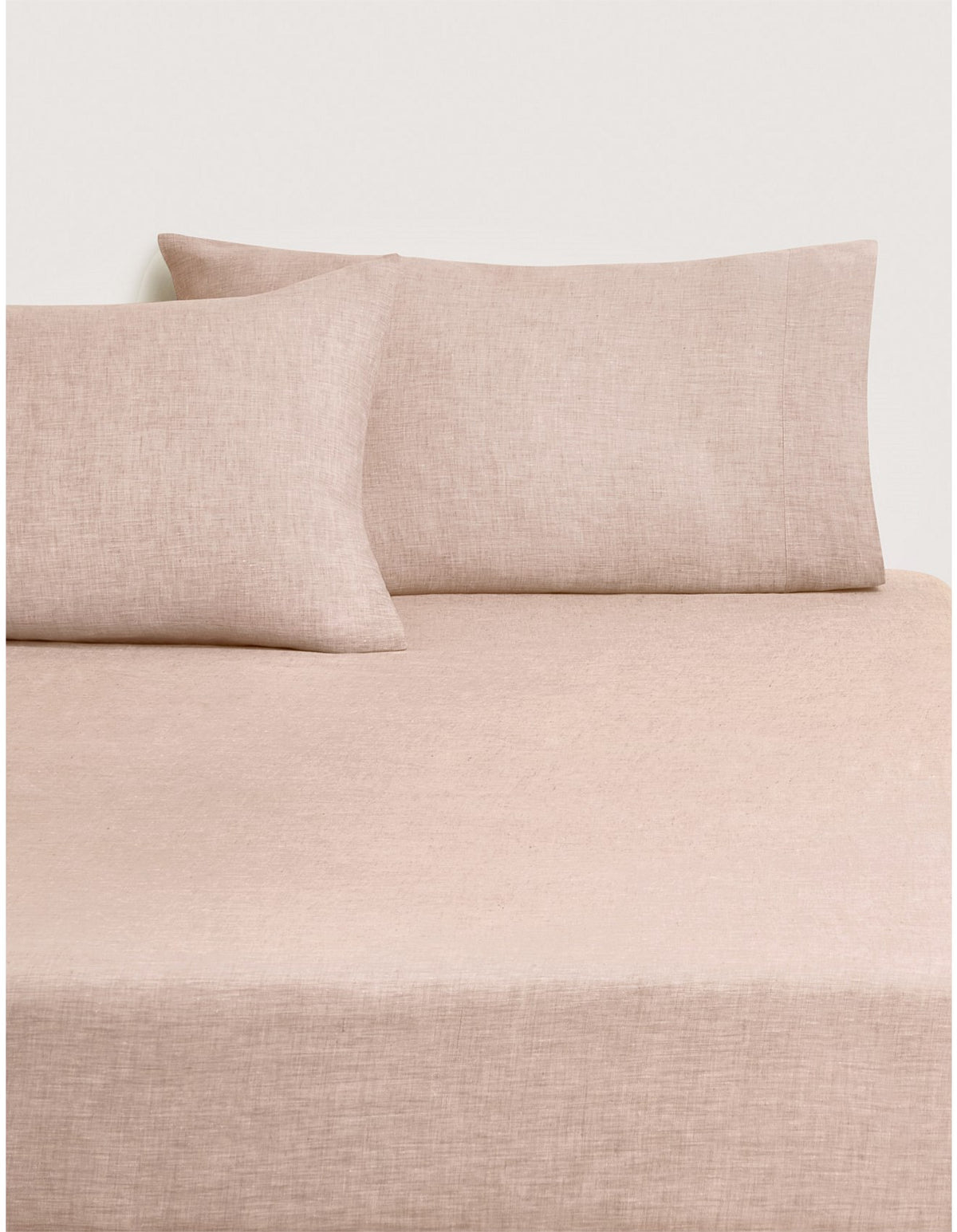ABBOTSON QUEEN 40CM FITTED SHEET IN CLAY MARLE