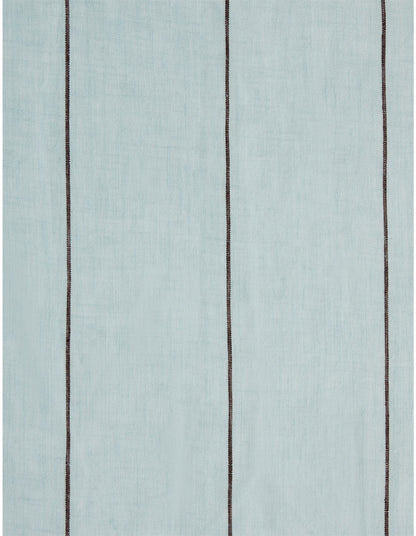 ABBOTSON STRIPE KING FITTED SHEET IN ICE