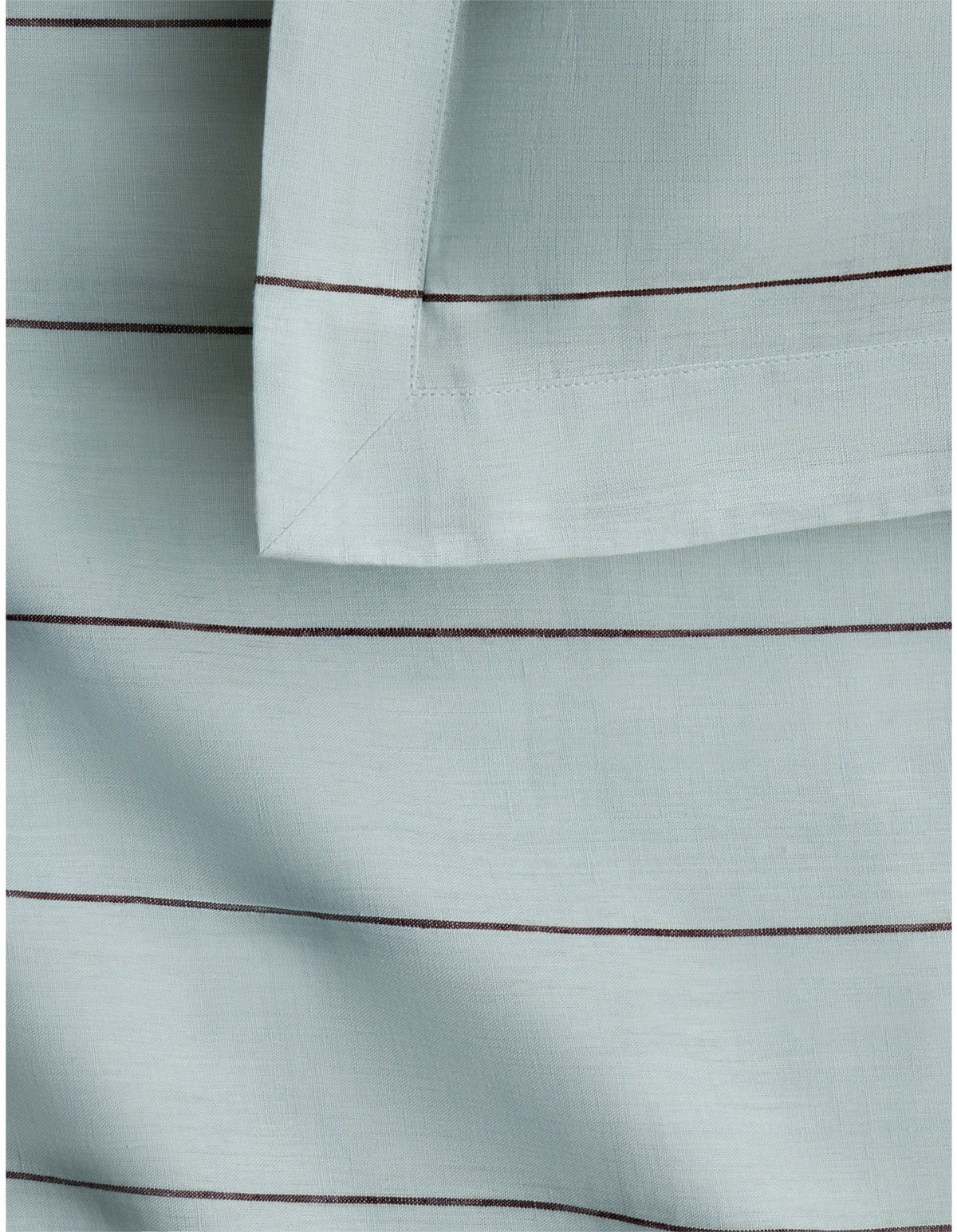 ABBOTSON STRIPE KING QUILT COVER IN ICE