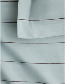 ABBOTSON STRIPE KING QUILT COVER IN ICE