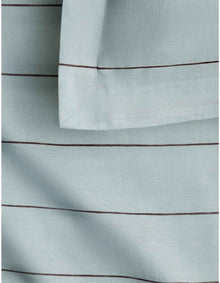 ABBOTSON STRIPE QUEEN QUILT COVER IN ICE