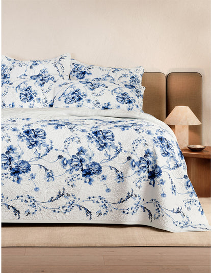 ELLSWORTH QUEEN BED COVER IN MIDNIGHT