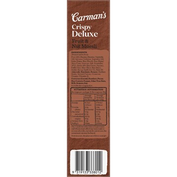Carman's Muesli Crispy Deluxe Fruit & Nut 400g