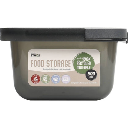 Urban Ethos Food Storage Square Container 900ml Each
