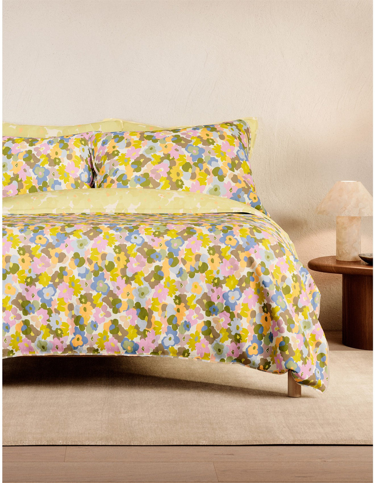 BAYLEY BLOOM QUILT COVER SET QUEEN IN MULTI