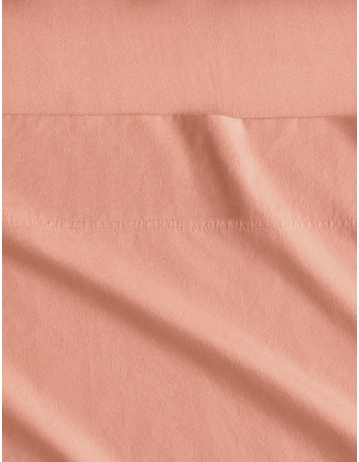 BAYLEY WASHED PERCALE SHEET SET KING IN PEACH BLUSH