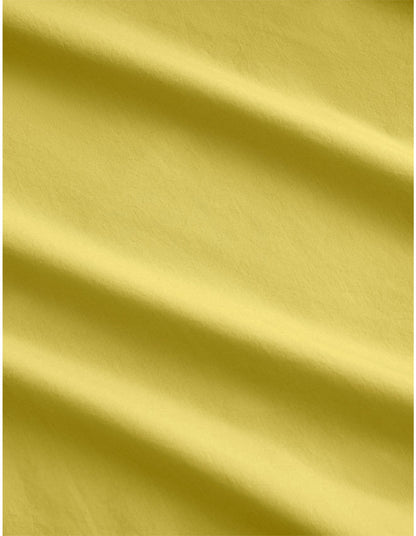 BAYLEY WASHED PERCALE SHEET SET SINGLE IN LIGHT SUNLIGHT