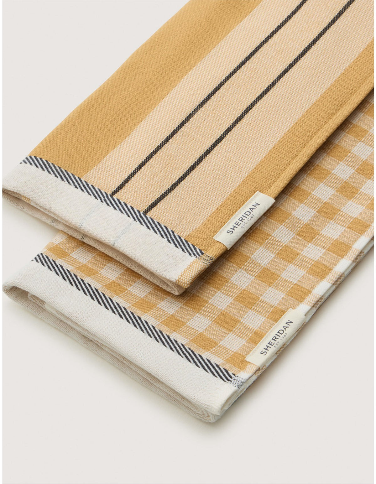 ESTE TEA TOWEL 2 PACK IN CARAMEL