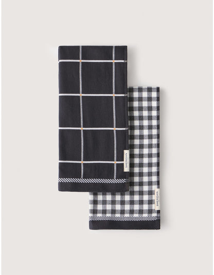 FRAMA TEA TOWEL 2 PACK IN CARBON