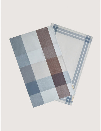 LUMO TEA TOWEL 2 PACK IN GLACIER