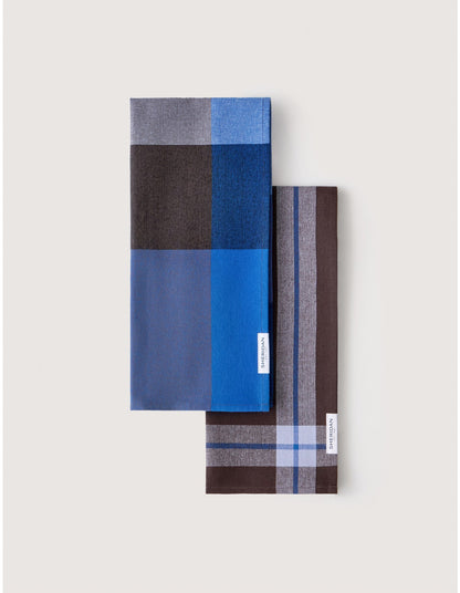 LUMO TEA TOWEL 2 PACK IN LIQUORICE