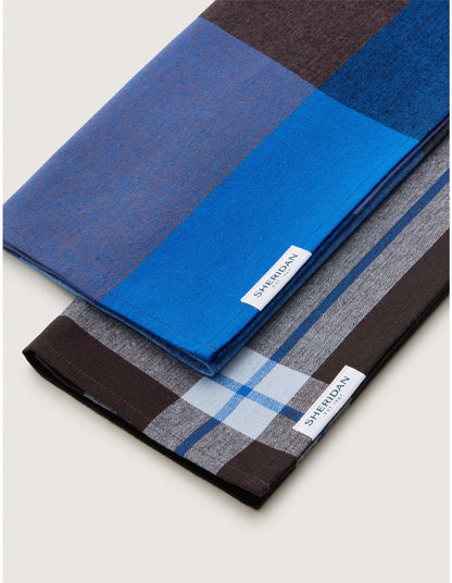 LUMO TEA TOWEL 2 PACK IN LIQUORICE