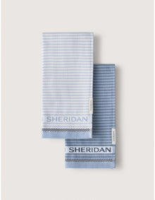 VITA LOGO TEA TOWEL 2 PACK IN GLACIER