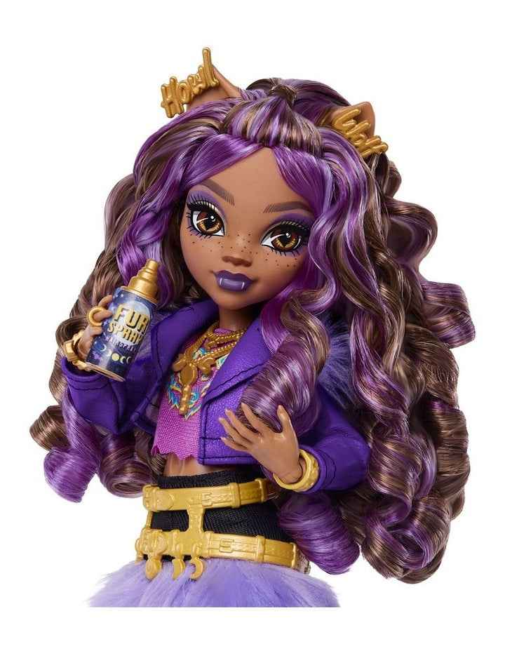 Clawdeen Wolf In Furry Skirt Fashion Doll