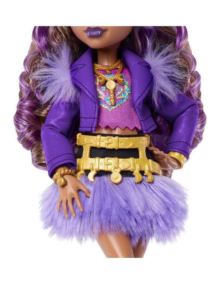 Clawdeen Wolf In Furry Skirt Fashion Doll