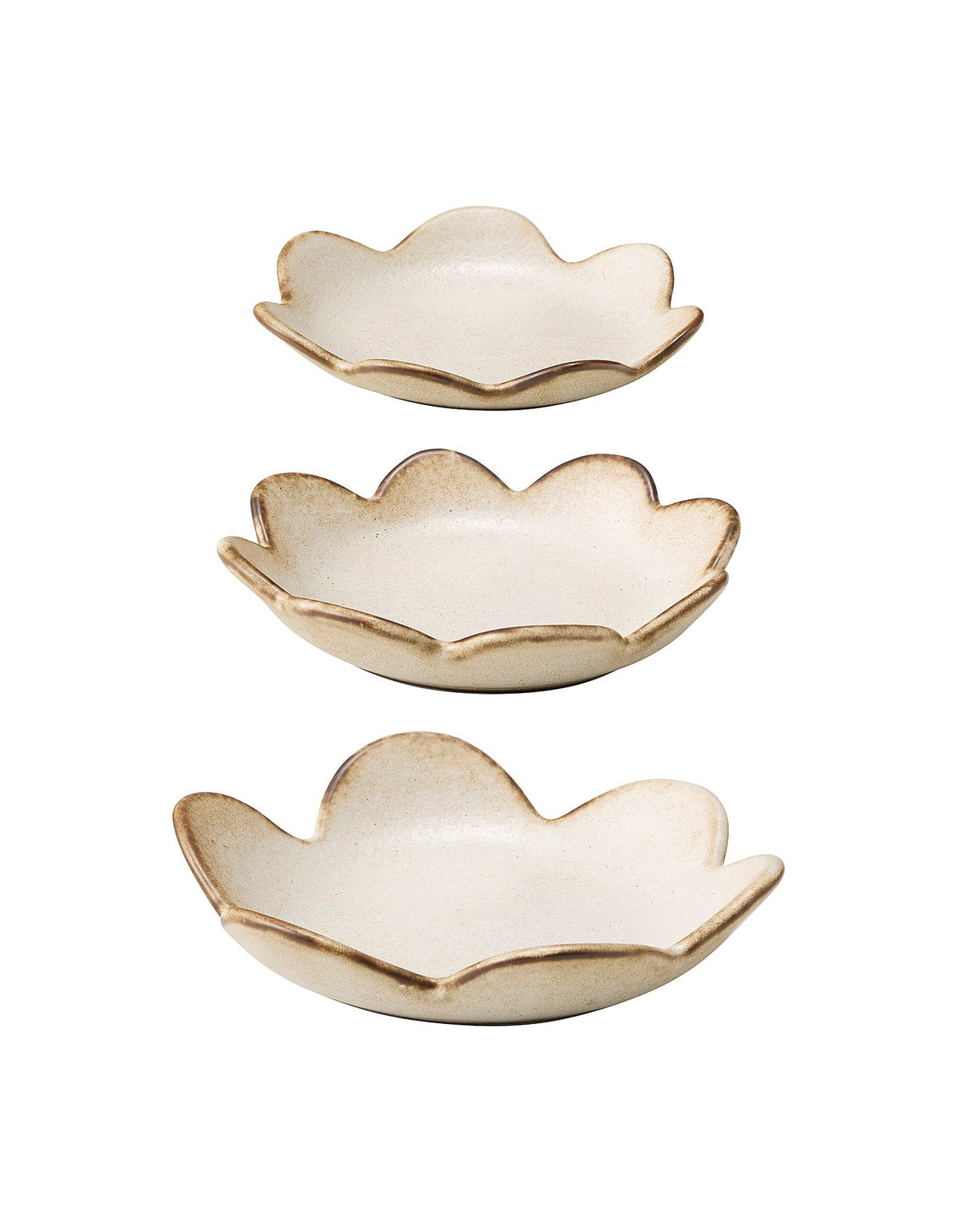 Cecile Flower Plates Set of 3