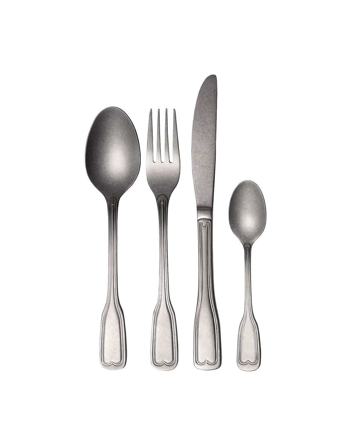 Anais 16pce Cutlery Set Vintage Silver