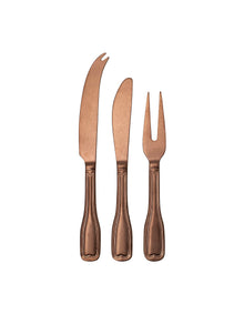 Anais Cheese Knives Vintage Copper Set of 3