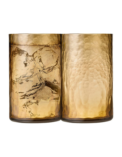 Equinox Sienna 380ml Textured Hi Ball Glass Set of 4