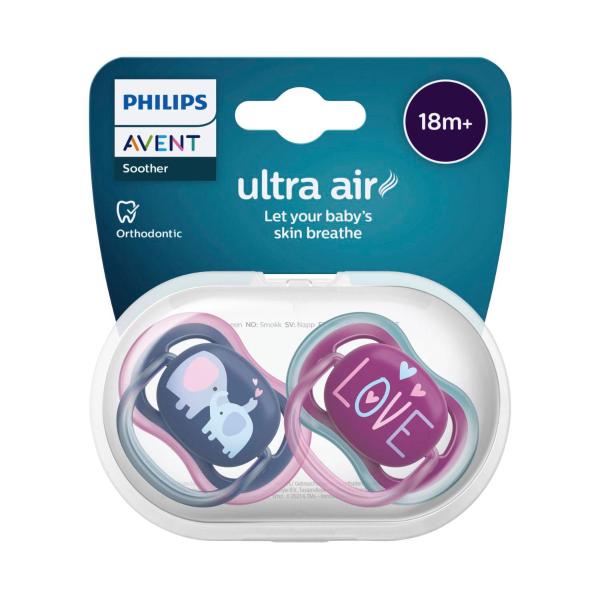 PHILIPS AVENT  SOOTHER  BPA FREE 18 MONTHS+:2 PACK