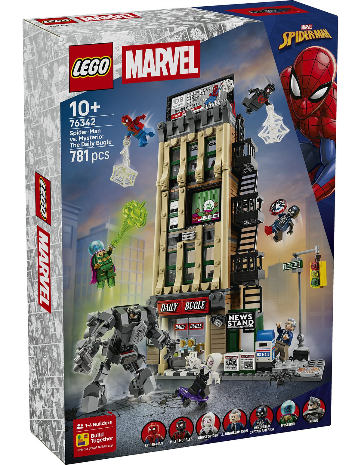 LEGO Super Heroes Spider Man vs Mysterio The Daily Bugle 76342
