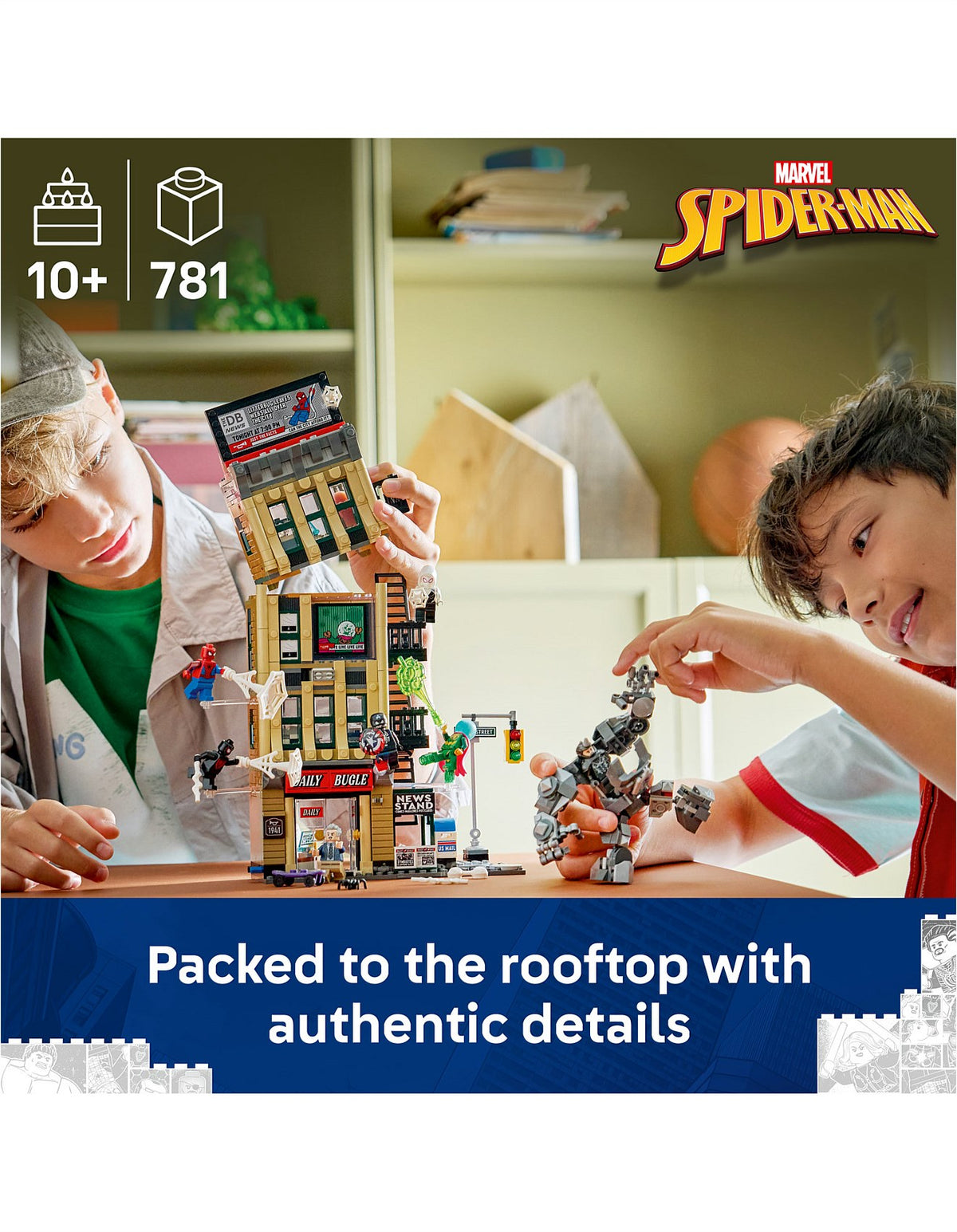 LEGO Super Heroes Spider Man vs Mysterio The Daily Bugle 76342