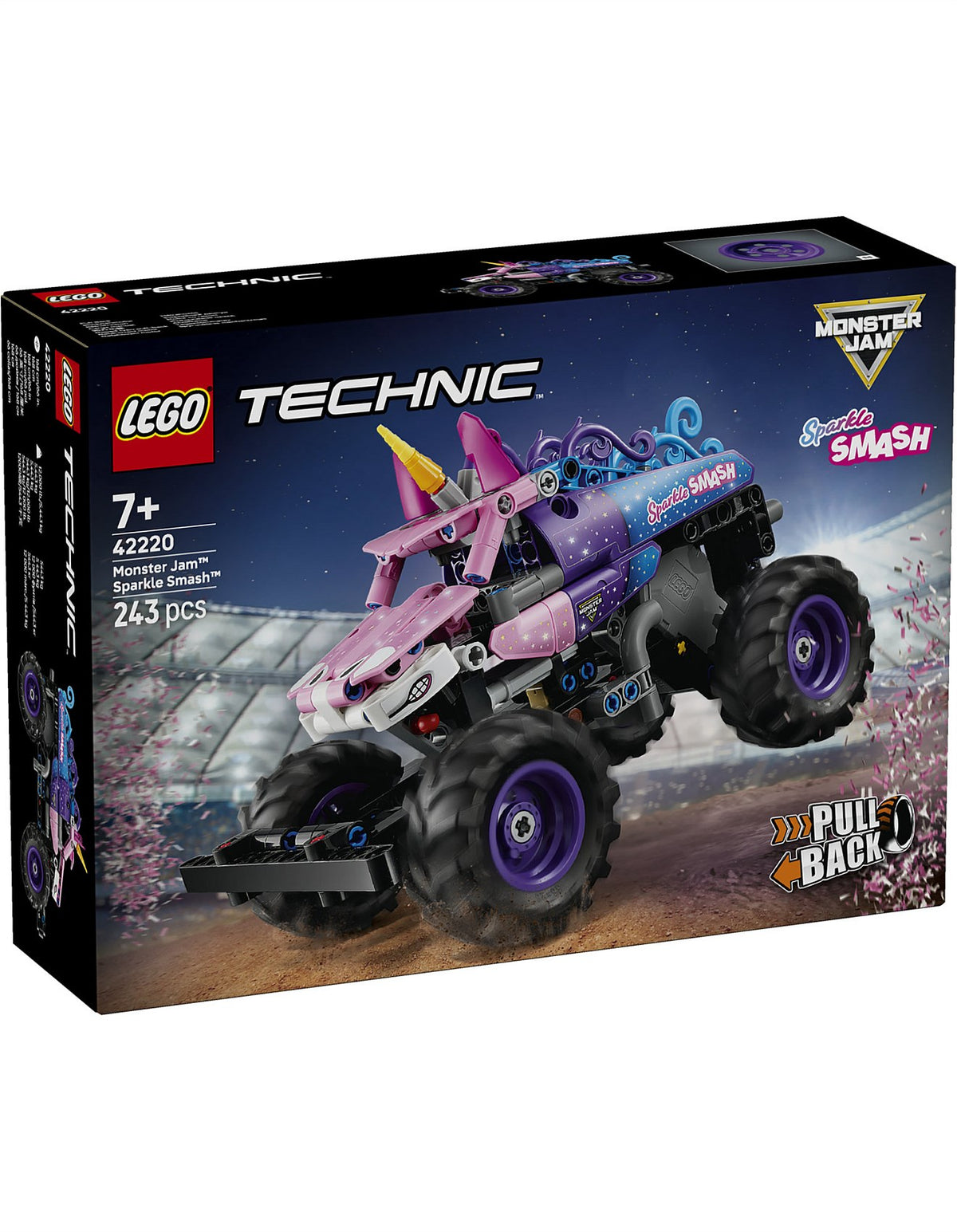LEGO Technic Monster Jam Sparkle Smash Pull-Back 42220
