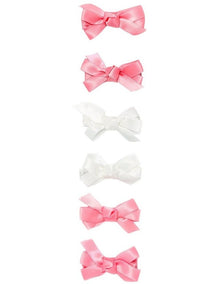 Mini Bow Pack Of 6 in Multi