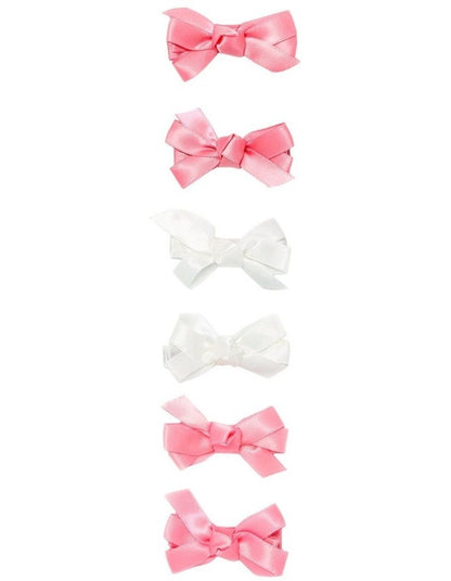 Mini Bow Pack Of 6 in Multi