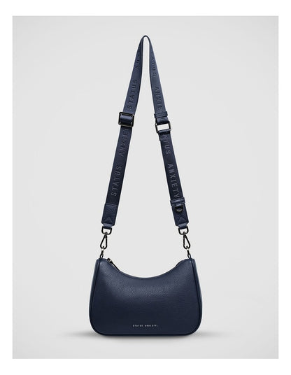 Look Both Ways Shoulder Bag in Midnight Blue