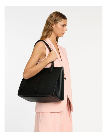 Without Warning Tote Bag INin Black