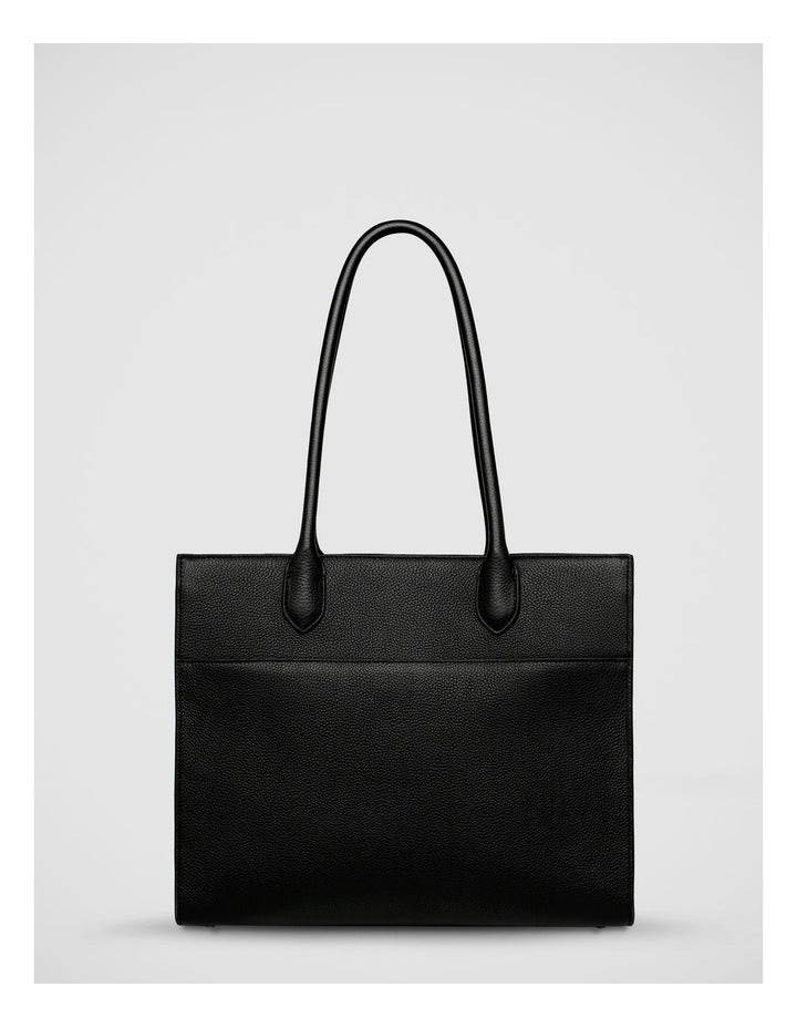 Without Warning Tote Bag INin Black