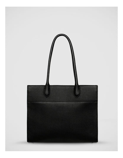 Without Warning Tote Bag INin Black