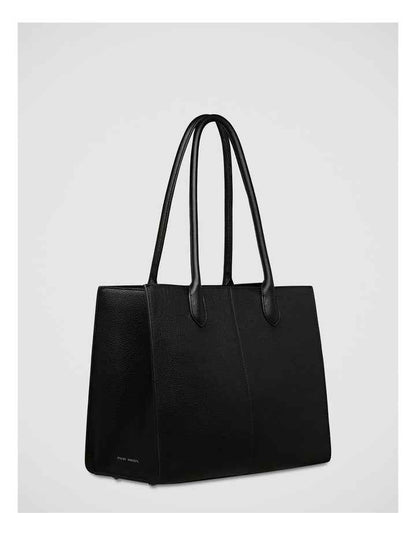 Without Warning Tote Bag INin Black