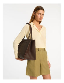 Without Warning Tote Bag in Cocoa